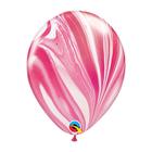 Balão Superagate Vermelho E Branco 11 Pol Unitário 39920u
