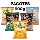 Balas de caramelo Butter Toffees pacote 500g - Sabores Variados - Arcor