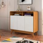 Balcão aparador buffet eccos 3 portas nature off white