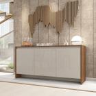 Balcão Buffet 3 Portas 1 Gaveta 160cm Madrid Cedro/Off White