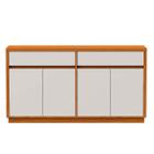 Balcão Buffet 4 Portas e 2 Gavetas de 150cm em MDF Lorient Ype - Off White - ÉdeCasaMóveis