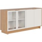 Balcao Buffet Aparador 160 cm 4 Portas V1524 Freijo Off White CLB