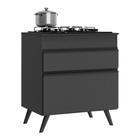 Balcão Cozinha para Cooktop 70cm 1 Porta 1 Gaveta Veneza Multimóveis V3706