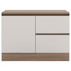 Balcão de Cozinha 120cm Etna Carvalho OAK Off White Poliman