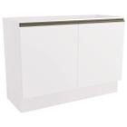 Balcão de Cozinha para Pia 120 Cm Maxxi 2 Portas G745 Branco - Kappesberg