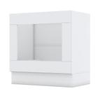 Balcão Forno de Embutir 80cm Americana Branco - Móveis Henn