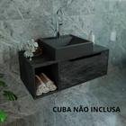 Balcão Gabinete Para Banheiro Com 1 Porta e 1 Nicho 80 cm