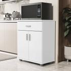 Balcão Multiuso para Forno Microondas Branco Mell ENVIA SOMENTE 01 UN