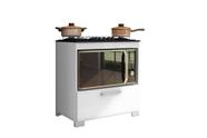 Balcão Para Cooktop E Forno Elétrico 5 Bocas 1 Porta Albânia