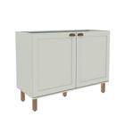 Balcão Para Cozinha Modulada 120cm C/ 2 Portas MDF Provençal