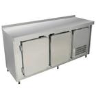 Balcão Refrigerado de Encosto 4104 - Aço Inox Comprimento 2m 708L Ar Forçado - PoloFrio