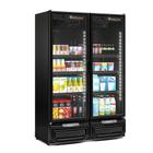 Balcao Refrigerado Frios E Laticinios Vertical Gcvr-950lb Preto 2 Portas 220V - Gelopar