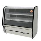 Balcão Refrigerado Toop BRT-125 Estrutura Branca c/ Frisos Pretos - Ormifrio