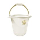 Balde 13l Majestic Branco Perolado Dourado Cajovil