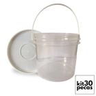 Balde 2.2L P Decoração 30 Pçs