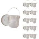 Balde 2.2L Transparente Para Hobby - 10 Pçs