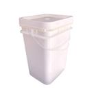 Balde 20L Retang Fermentador Kit 4 Pçs