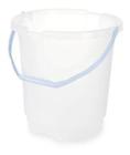 Balde de Agua Plastico Transparente Graduado 16L Plasvale