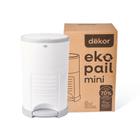 Balde de fraldas, fralda Dekor EKO Mini White, ecológica