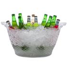 Balde De Gelo Champanheira Para Cerveja Bebidas De Acrilico Transparente 18 Litros Para Festas