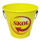 Balde De Gelo De Aluminio Redondo Com Alca Skol 3 L 17X19Cm - Alumibon