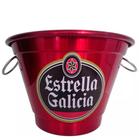 Balde De Gelo Térmico 6,5L Red Cerveja Estrella Galicia - Retrofenna Decor