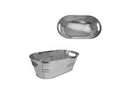 Balde de Metal Galvanizado Oval 7,6 Litros