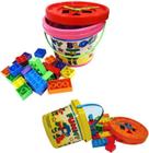 Balde De Montar Blocks Funny Toys 36 Pçs Ref Fb008