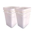 Balde De Plástico Fermentador 20 Litros Com Tampa Kit 2 Pçs