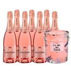 Balde espumante perini brut rose 7x750ml