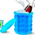 Balde Forma de Gelo Cerveja Baldinho Presente Silicone Colocar Fazer Ice Magic Maçã Espumante Bebidas Copo - Western Home