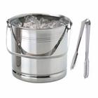 Balde Gelo Inox Com Pegador Porta Gelo - Khome