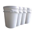 Balde P Massinha 20L Alça Plast - 4 Unid