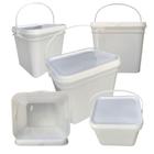 Balde Para Pates Transparente 2.4L 5 Pçs
