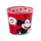 Balde para Pipoca Super Decorado Minnie Oval 2,1L Licenciado - PLASUTIL