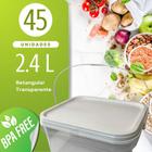 Balde para Plástico Fermentador 2.4 Litros 45 Peças - Nastripack