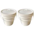 Balde Plástico 5L De Agua No Quarto - 2 Pçs