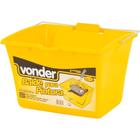 Balde plástico para pintura 15 litros 38x37,5x25cm amarelo - Vonder