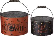 Baldes de Metal de Halloween Primitives by Kathy - Trick or Treat