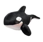 Baleia Orca de Pelúcia 50 cm Antialérgica