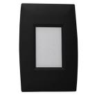 Balizador De Parede Led Embutir Lyon 2,0W 3000K 73Lm Preto Eletrorastro