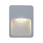 Balizador Sobrepor Led Fit Slim 2w Bivolt Parede Escada Muro Branco