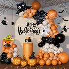 Balloon Arch Beaumode de Halloween com Pumpkin Bat Ghost 142 unidades