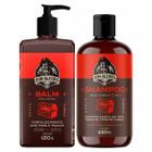 Balm 120g Para Barba e Shampoo Cabelo Barba Negra Don Alcides