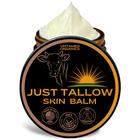 Balm Earthborn Organics Just Tallow 60 ml de sebo bovino alimentado com capim