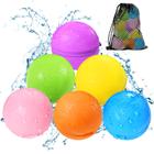 Balões de água Tlitlimom SOPPYCID reutilizáveis para crianças de 3 a 12 anos (pacote com 6)