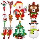 Balões de Natal YiYou - Papai Noel, Boneco de Neve e Rena (10 Unidades)