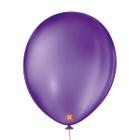 Balões P/ Festa (Cor: Roxo Uva - Tamanho: 9") - Contém 100 Unidades - Balões São Roque