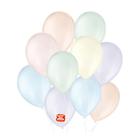 Balões São Roque Candy Colors Nº 9 C/25un Sortido