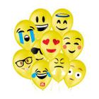 Balões são roque emoji carinha emoções 9 polegadas pc 25 unidades 127498